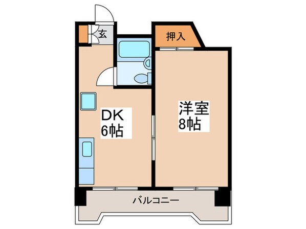 山水ビルサンスィ－トヴィラの物件間取画像